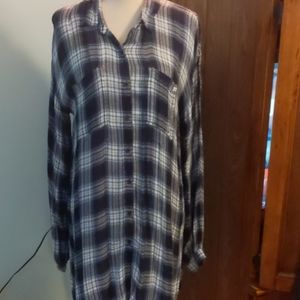 Volcom flannel button down shirt
